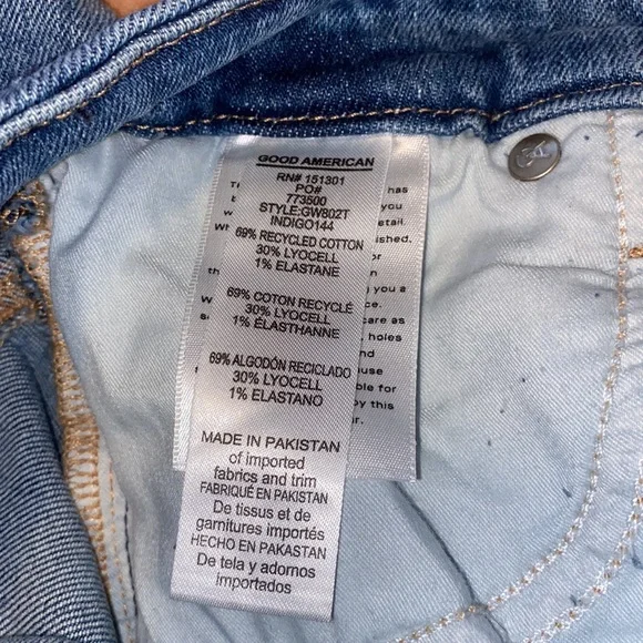 Good American Good Waist Indigo Skinny Leg Jean - Picture 5 of 5